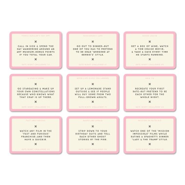 Date Night Challenges - Quirky Tasks For Two - 4 Date Night Challenges - Quirky Tasks For Two - 4