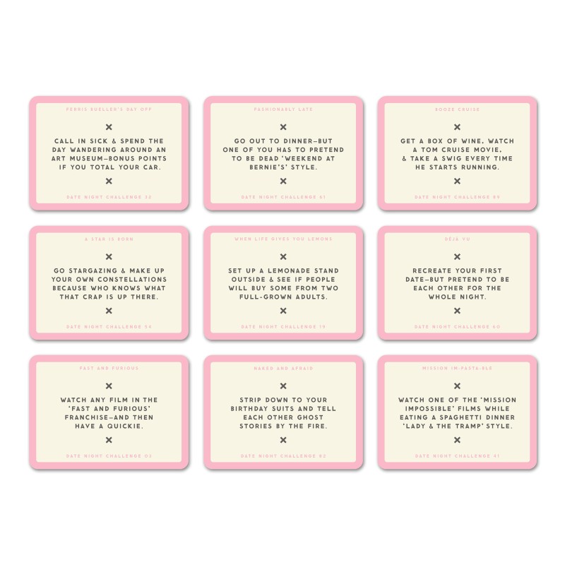 Date Night Challenges - Quirky Tasks For Two - 4