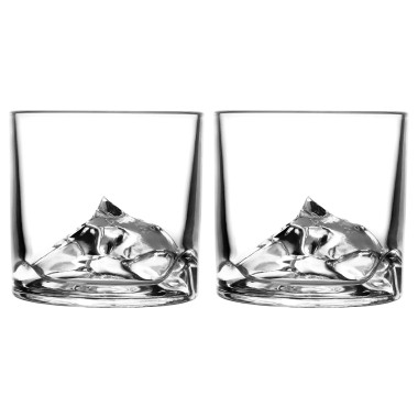 Everest Whiskey Glasses - Set of 2 by Liiton - 3 Everest Whiskey Glasses - Set of 2 by Liiton - 3
