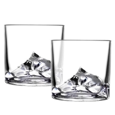 Everest Whiskey Glasses - Set of 2 by Liiton - 2 Everest Whiskey Glasses - Set of 2 by Liiton - 2