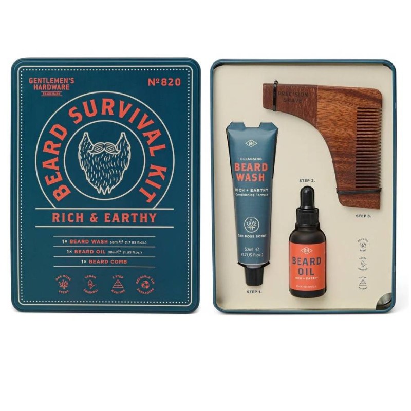 Beard Survival Kit by Gentlemen's Hardware - 1 Beard Survival Kit by Gentlemen's Hardware - 1