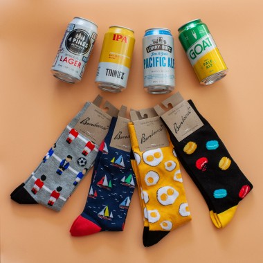 Craft Beer & Fun Socks Hamper - 3
