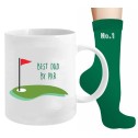 Best Dad By Par Mug and Sock Set - 1
