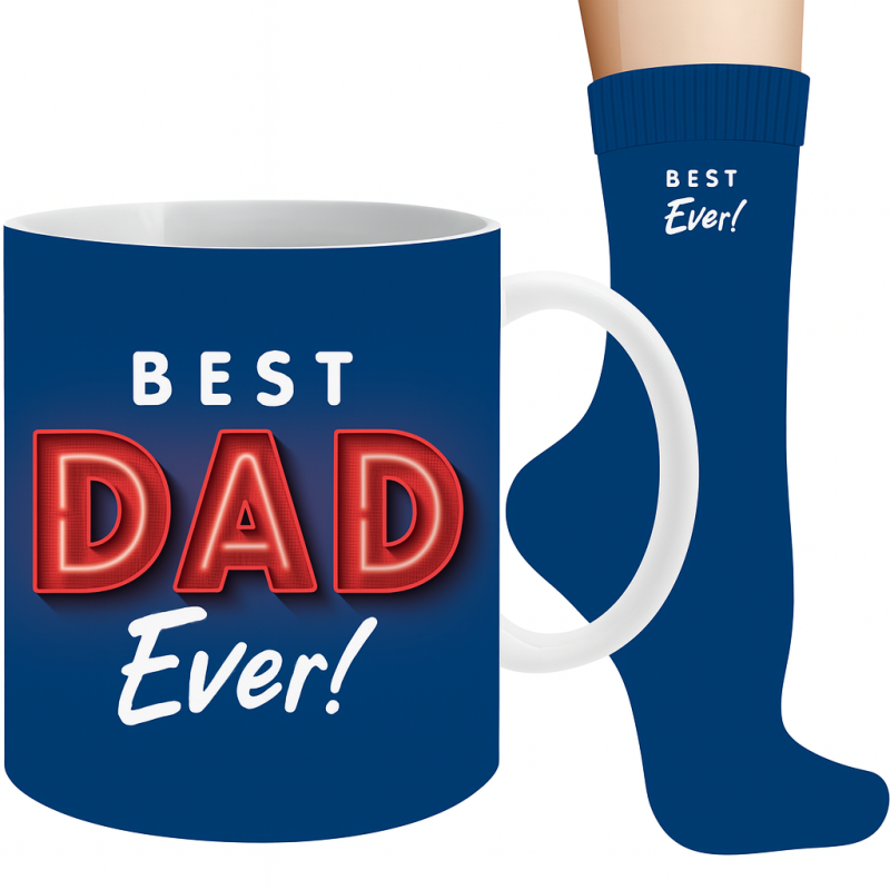 Best Dad Ever Mug And Sock Set