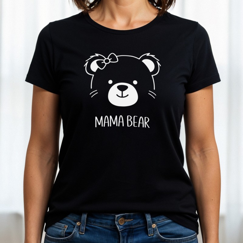 Mama Bear T-Shirt - Cute Version - 1 Mama Bear T-Shirt - Cute Version - 1