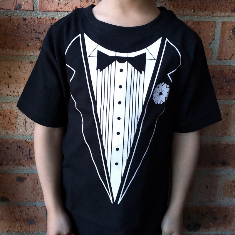 Kids Tuxedo TShirt Size Kids Size 2