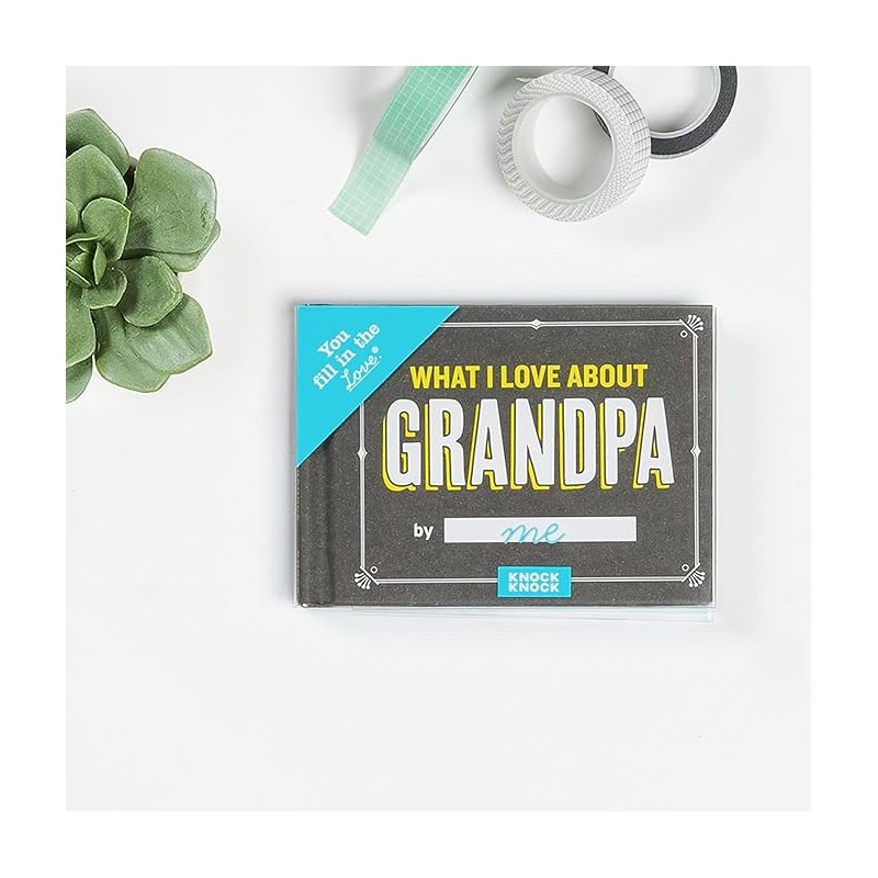 What I Love About Grandpa - Fill In Book - 2