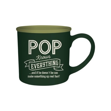 Pop Knows Everything Mega Mug - 1
