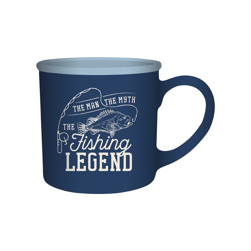 The Man The Myth The Fishing Legend Mega Mug - 1