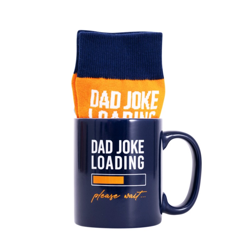Dad Joke Loading Matching Mug and Sock Set - 3