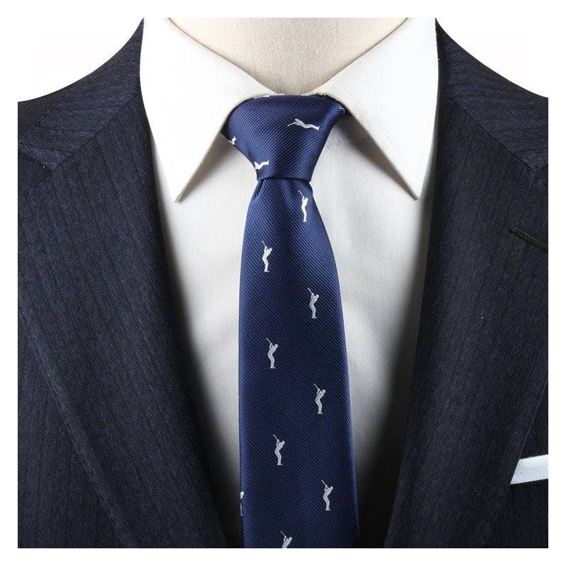 Golf Swing Skinny Tie by AusCufflinks - 4