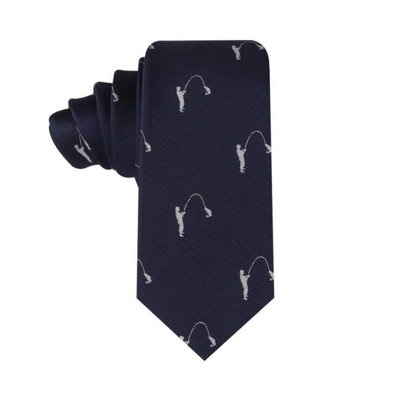 Fisherman Skinny Tie by AusCufflinks - 2
