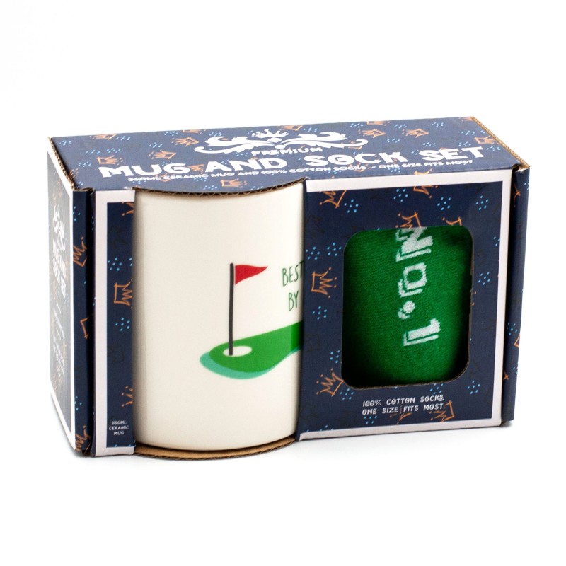 Best Dad By Par Mug and Sock Set - 2