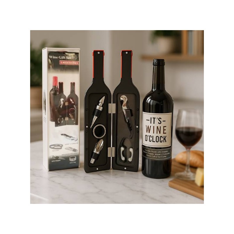 5-in-1 Wine Tool Gift Set - 1 5-in-1 Wine Tool Gift Set - 1