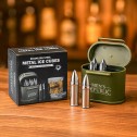 Whisky Bullet Chillers with Ammo Holder - Set of 6 - 1