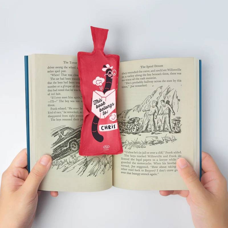 Bookie Cushion - Whoopee Cushion Bookmark - 1