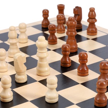 Foldable Wooden Chess Set by Ridley's Games - 3