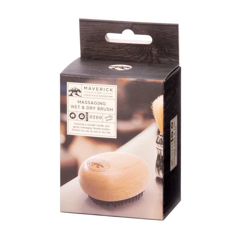 Maverick Wet & Dry Scalp Massager And Brush - 3