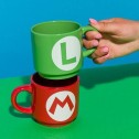 Super Mario Bros - Mario Luigi Initial - Stackable Mug Set - 5