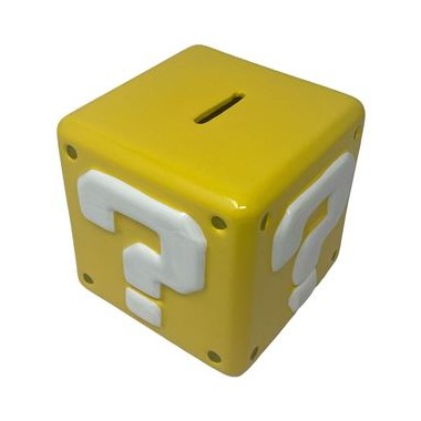 Super Mario Bros - Question Mark Block Shaped Money Bank - 3 Super Mario Bros - Question Mark Block Shaped Money Bank - 3