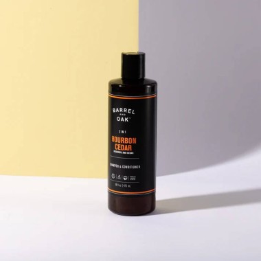 2-in-1 Shampoo & Conditioner - Bourbon Cedar 473ml by Barrel And Oak - 1
