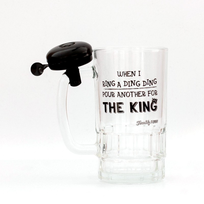 Pour Another For The King - Ring For A Refill Beer Glass - 1