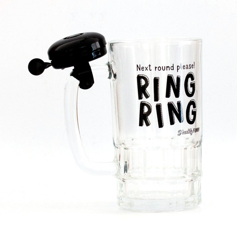 Next Round Please - Ring For A Refill Beer Glass - 1