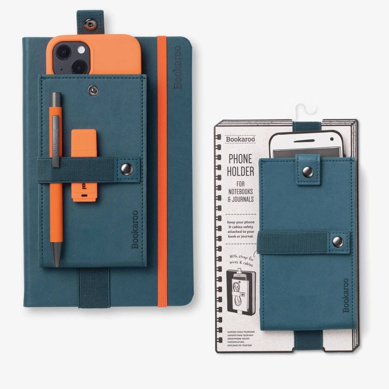 Notebook Phone Holder Teal by Bookaroo - 1