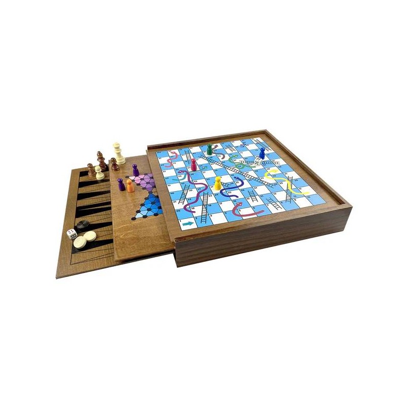 Australian Geographic 7-in-1 Board Game Set - 2