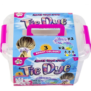 Make Your Own Tie Dye Hair Accessories Set by Anker Art - 2
