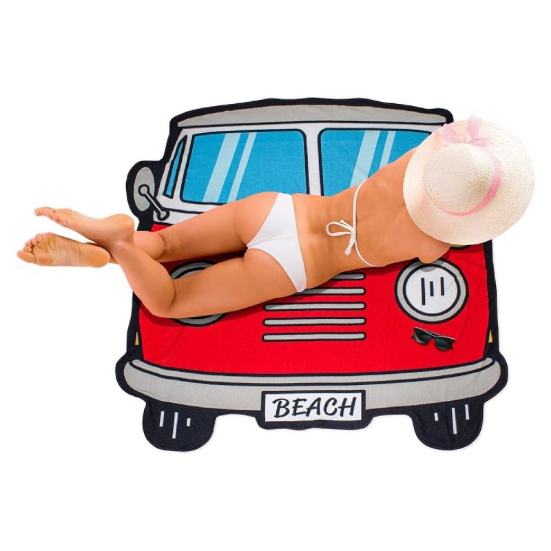 Gigantic Retro Surf Van Beach Towel by Balvi - 3