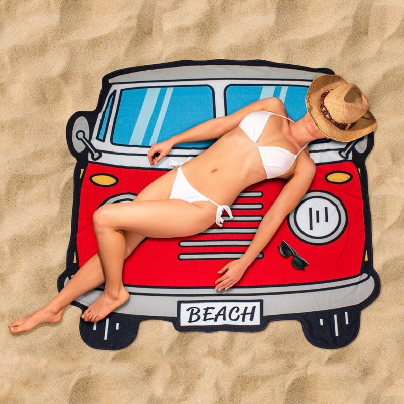 Gigantic Retro Surf Van Beach Towel by Balvi - 1 Gigantic Retro Surf Van Beach Towel by Balvi - 1