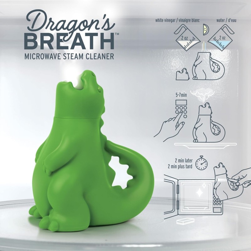 Dragon's Breath Microwave Steam Cleaner - 4