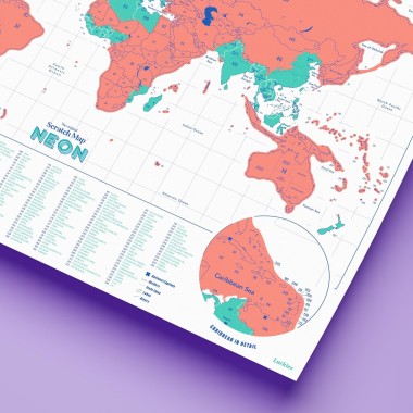 Track Your Travel Scratch Map by Luckies - 4