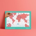 Track Your Travel Scratch Map by Luckies - 1