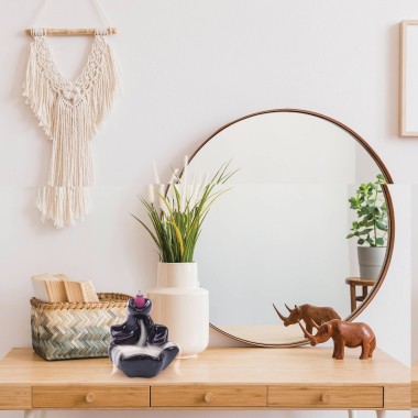 Ceramic Incense Fountain With Incense Cones - 3