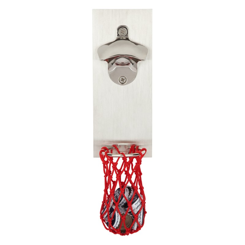 Magnetic Basketbeer Bottle Opener with Stainless Steel Backboard - 3