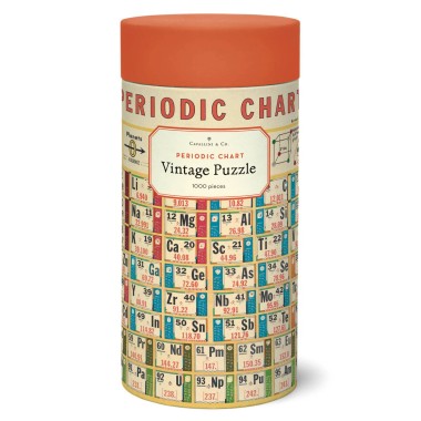 Cavallini Periodic Chart 1000pc Vintage Puzzle - 2