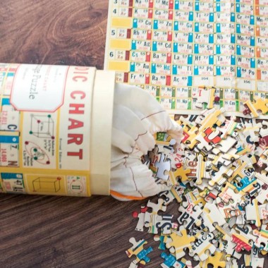 Cavallini Periodic Chart 1000pc Vintage Puzzle - 4