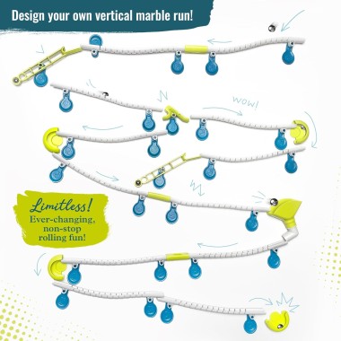 Gecko Run Marble Run Starter Set by Thames & Kosmos - 4