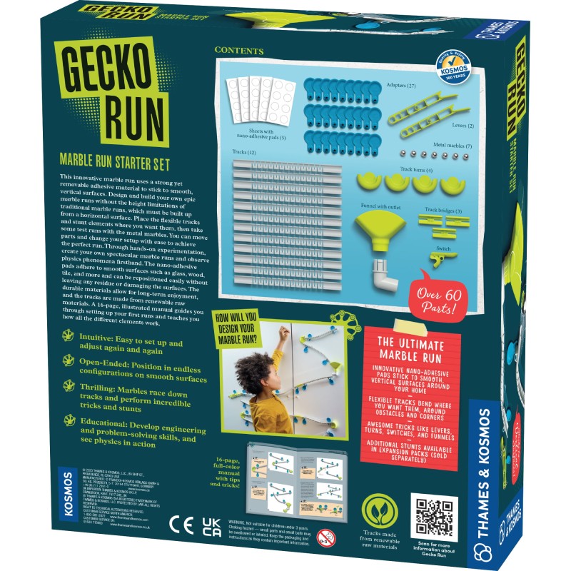 Gecko Run Marble Run Starter Set by Thames & Kosmos - 2