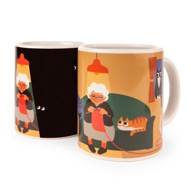 Cat Lady Heat Change Mug - 1