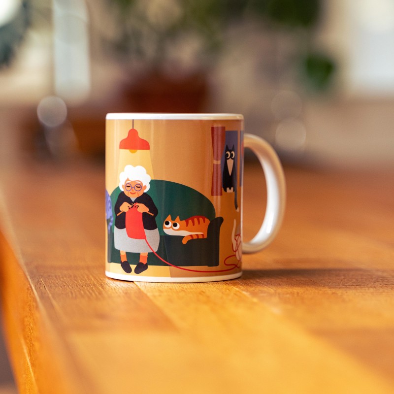 Cat Lady Heat Change Mug - 3