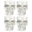 Skull Shot Glasses - Set of 4 by Kikkerland - 3