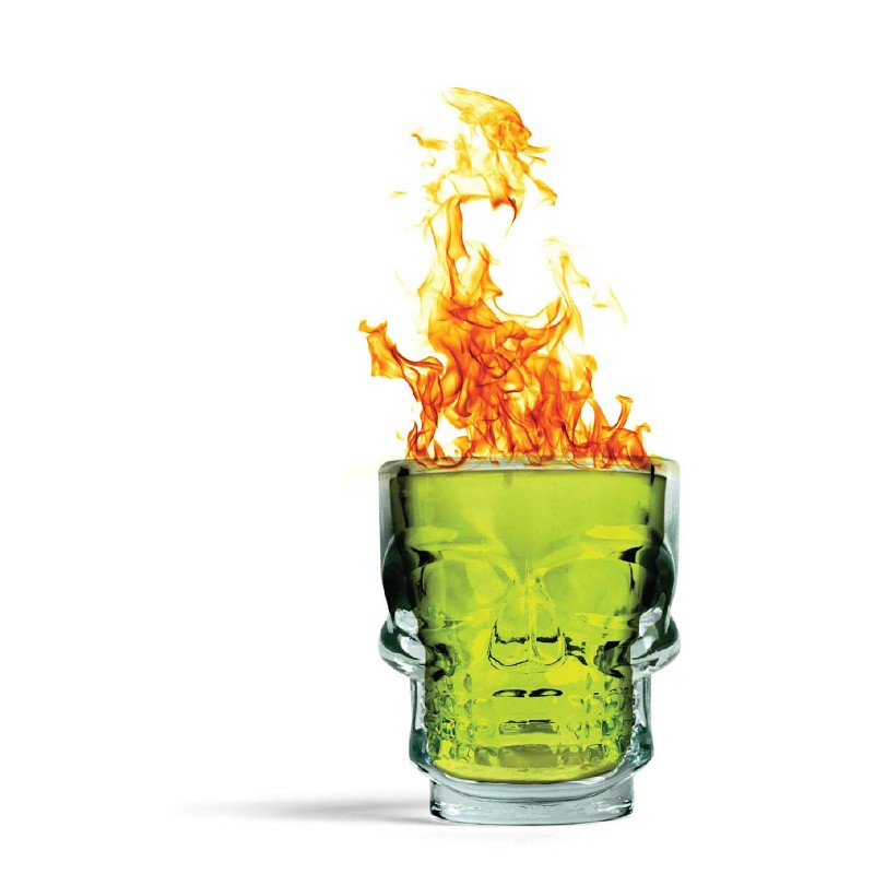 Skull Shot Glasses - Set of 4 by Kikkerland - 5