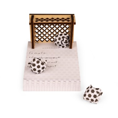 Desktop Soccer Goals Sticky Notes by Kikkerland - 6