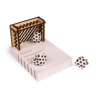 Desktop Soccer Goals Sticky Notes by Kikkerland - 1