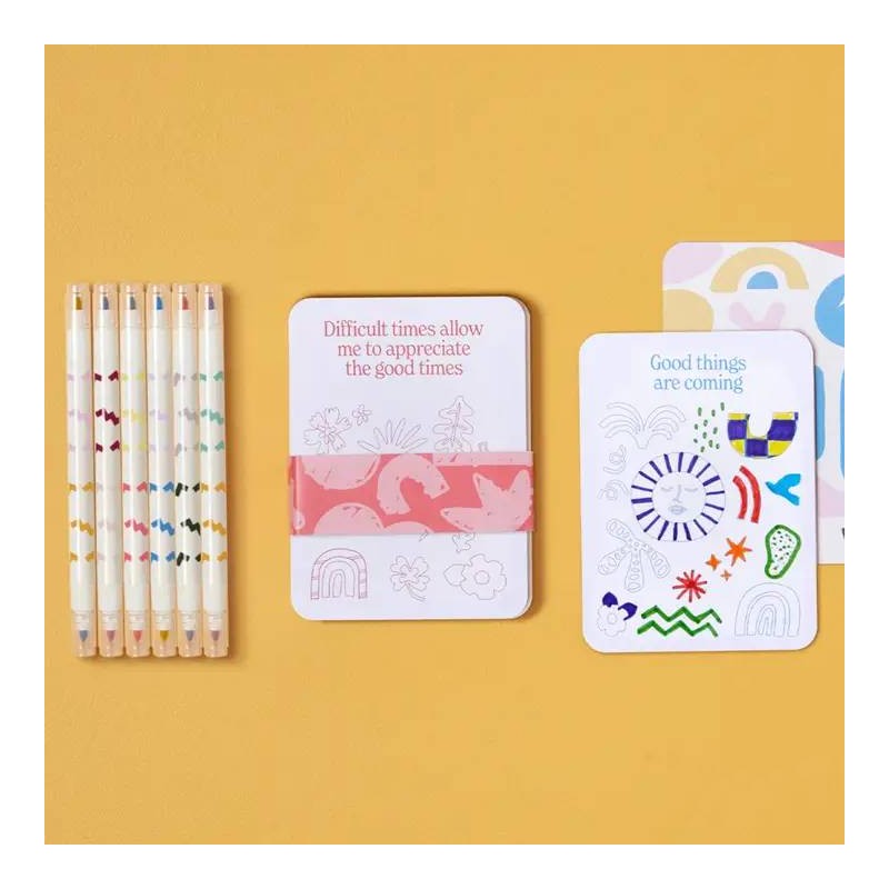Colour Your Own Affirmation Cards - 4