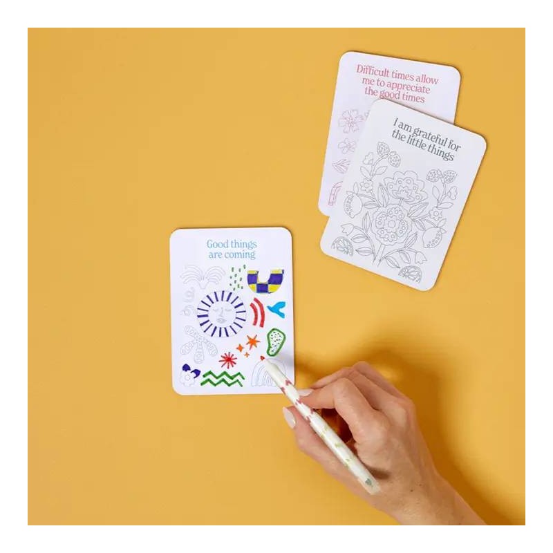 Colour Your Own Affirmation Cards - 5