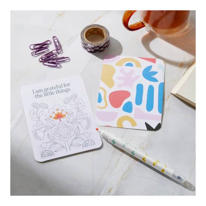 Colour Your Own Affirmation Cards - 7